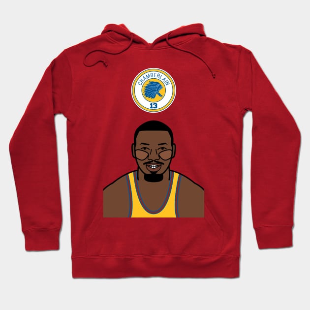 Wilt Chamberlain (Warriors) Hoodie by whereismyhomephoto